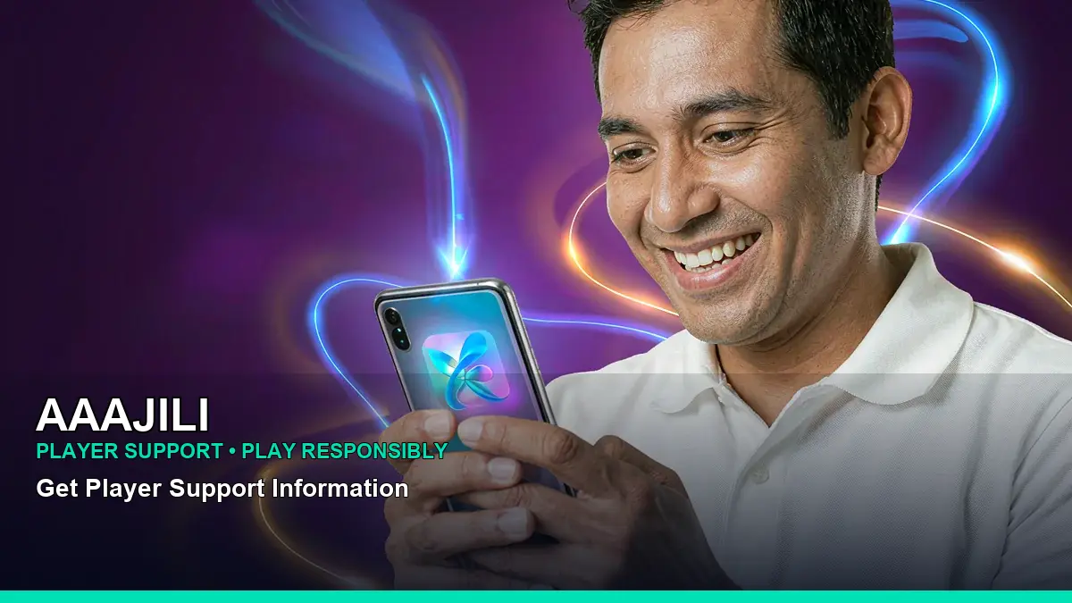 AAAJILI download mobile casino app featuring an adult Filipina casino host with a install arrow composition