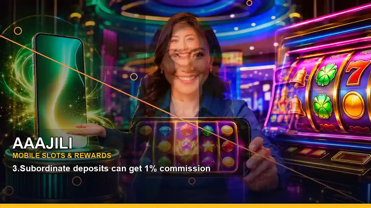 AAAJILI high-energy casino cashback rewards in a right close-up layout for Philippine players
