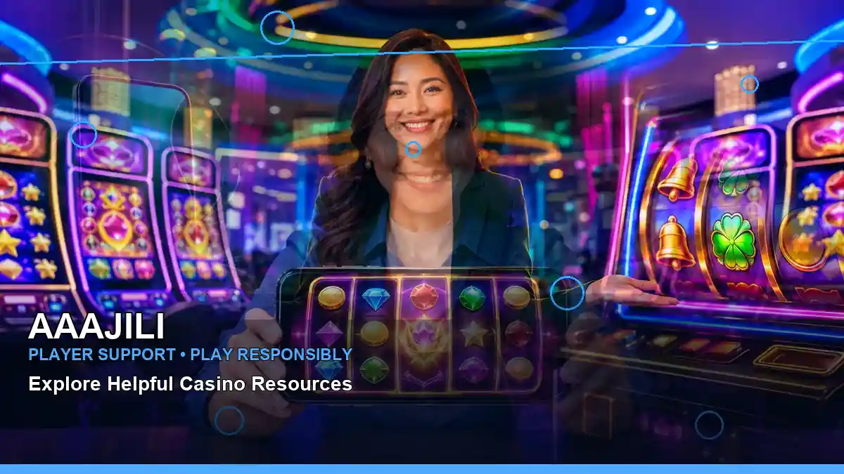 AAAJILI centered mobile casino app highlighting mobile-friendly casino play